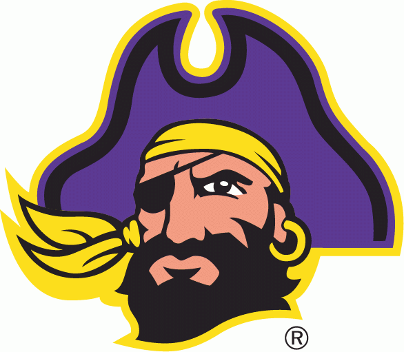 East Carolina Pirates 2004-2013 Primary Logo t shirts iron on transfers